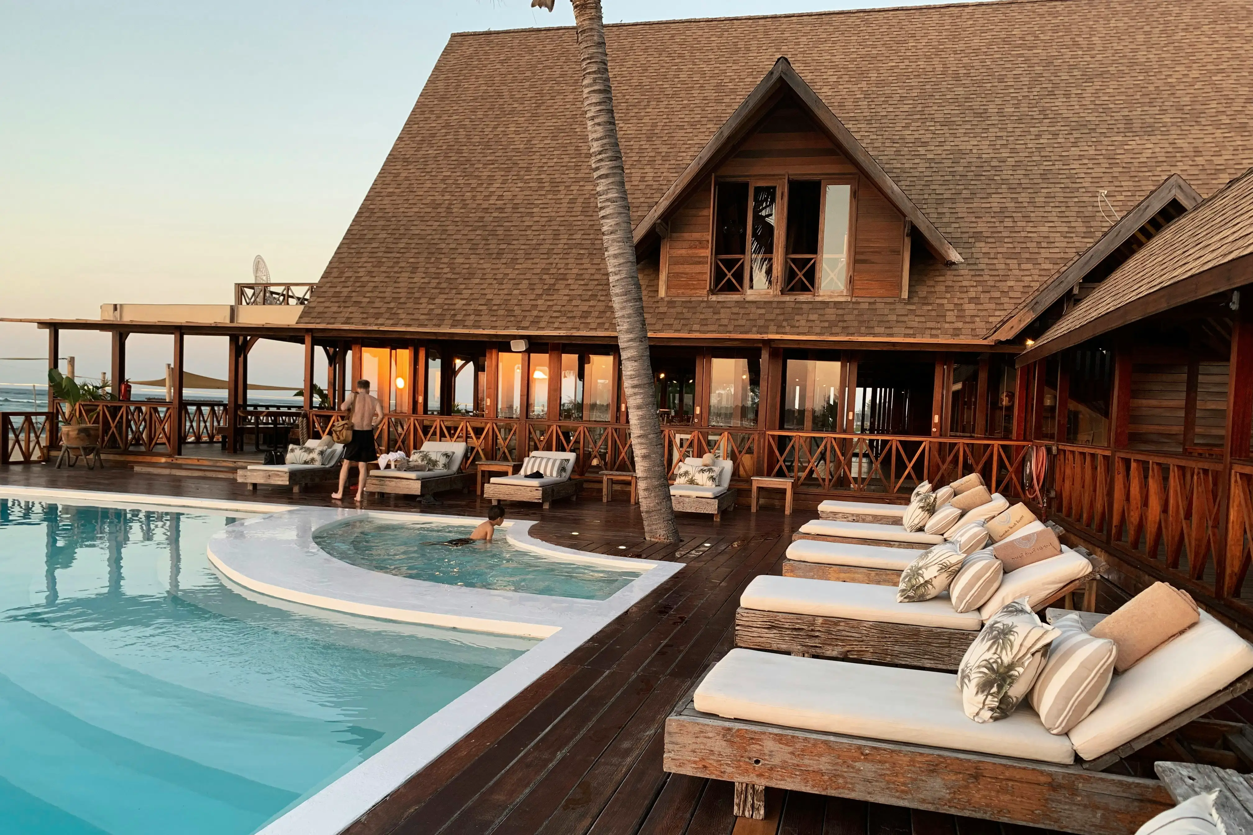 Luxury resort background